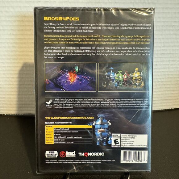 Super Dungeon Bros PC Mac DVD ROM Co-Op Brawler Game New Sealed E - Picture 2 of 6